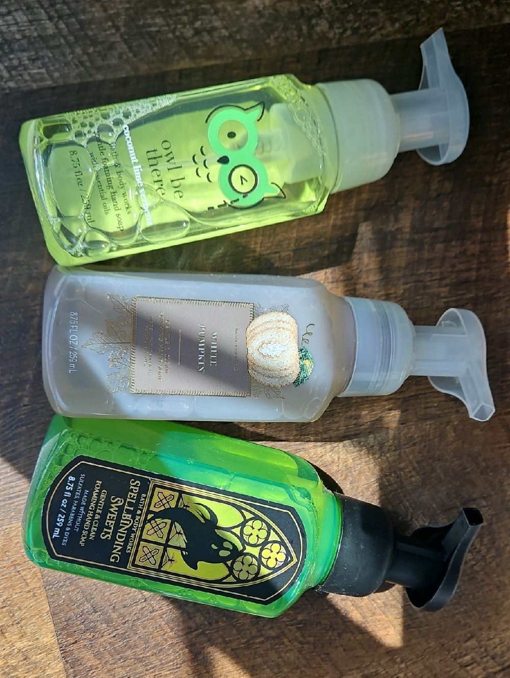 Bath & Body Works Halloween Foaming Hand Soaps Trio